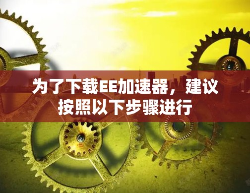 为了下载EE加速器，建议按照以下步骤进行