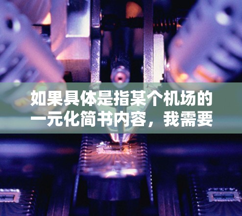 如果具体是指某个机场的一元化简书内容，我需要更多的上下文信息才能提供更详细的解释。如果您指的是某个具体的机场的一元化简书，可以提供机场名称或简书标题，我可以进一步帮助您分析和理解