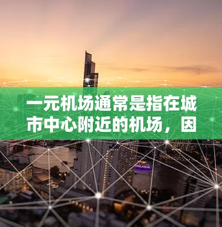 一元机场通常是指在城市中心附近的机场，因为这样可以方便居民和游客出行。关于VIP服务，通常是指高端服务，如贵宾厅、私人舱位等，这些服务通常需要额外的费用