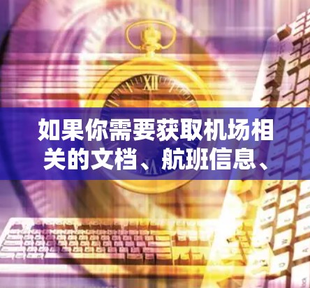 如果你需要获取机场相关的文档、航班信息、酒店预订等资料，可以尝试以下方法
