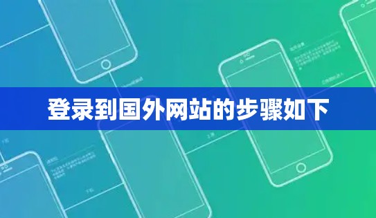 登录到国外网站的步骤如下