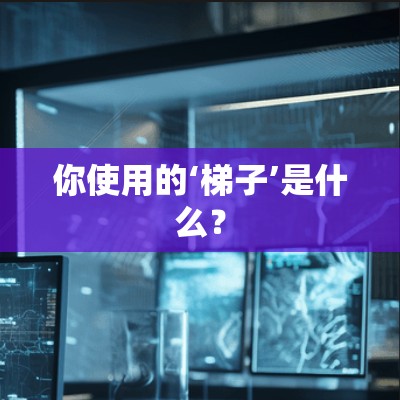 你使用的‘梯子’是什么？