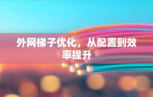 外网梯子优化,从配置到效率提升 外网梯子优化,从配置到效率提升