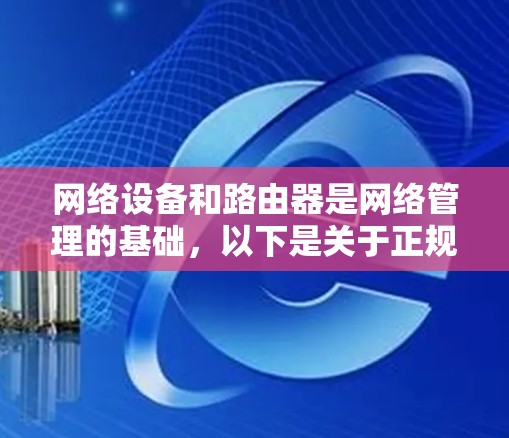 网络设备和路由器是网络管理的基础，以下是关于正规网络设备和路由器的详细说明
