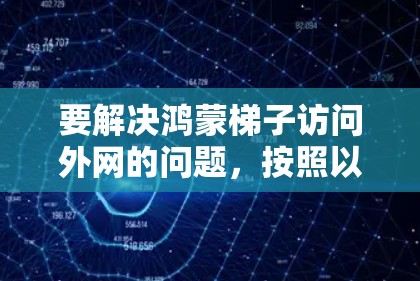 要解决鸿蒙梯子访问外网的问题，按照以下步骤操作