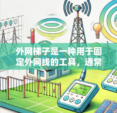 外网梯子是一种用于固定外网线的工具,通常用于建筑、工程或网线固定等领域。它通常由梯子和固定装置组成,例如固定点、线槽或固定环等。以下是关于外网梯子的使用方法和注意事项 外网梯子是一种用于固定外网线的工具,通常用于建筑、工程或网线固定等领域。它通常由梯子和固定装置组成,例如固定点、线槽或固定环等。以下是关于外网梯子的使用方法和注意事项