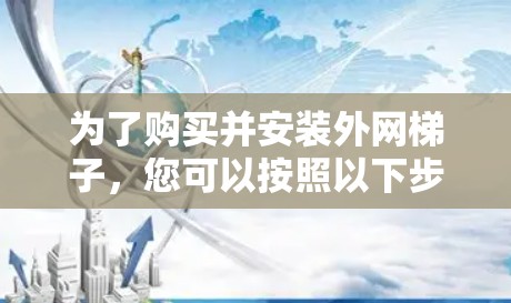 为了购买并安装外网梯子，您可以按照以下步骤进行