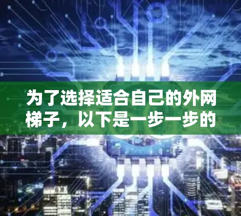 为了选择适合自己的外网梯子，以下是一步一步的解决方案