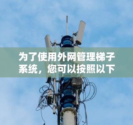 为了使用外网管理梯子系统，您可以按照以下步骤进行