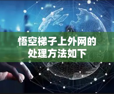 悟空梯子上外网的处理方法如下