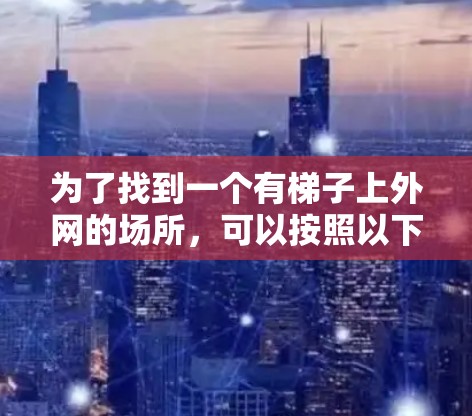 为了找到一个有梯子上外网的场所，可以按照以下步骤进行