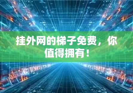 挂外网的梯子免费，你值得拥有！