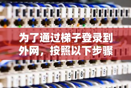 为了通过梯子登录到外网，按照以下步骤进行操作