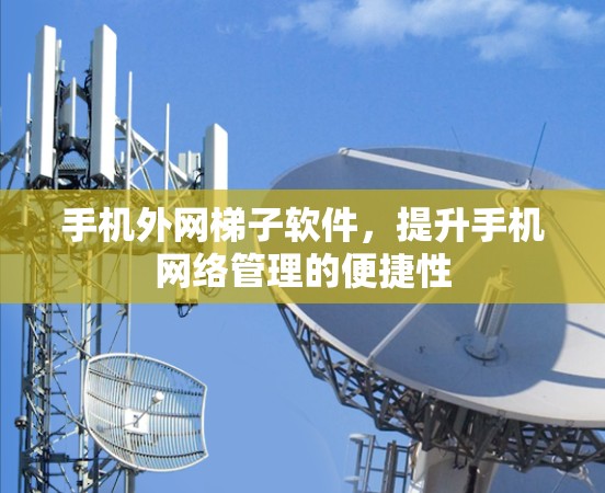 手机外网梯子软件，提升手机网络管理的便捷性