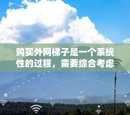购买外网梯子是一个系统性的过程，需要综合考虑多个因素。以下是详细的步骤指南