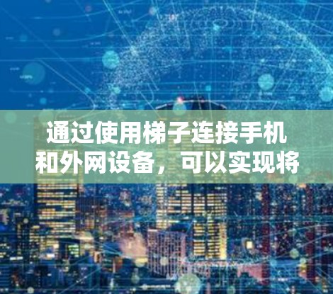 通过使用梯子连接手机和外网设备，可以实现将外网设备移动到手机上，从而使用手机连接到外网。以下是具体步骤