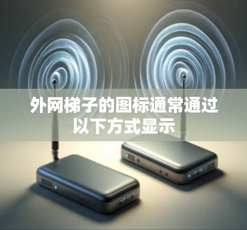 外网梯子的图标通常通过以下方式显示