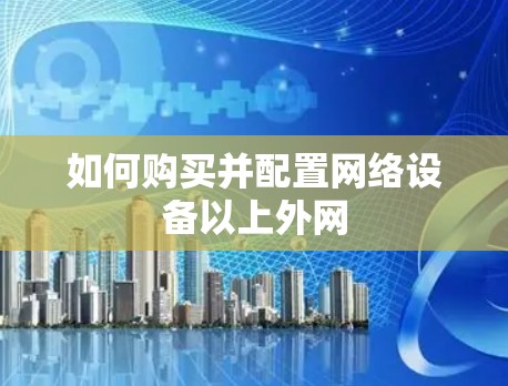 如何购买并配置网络设备以上外网