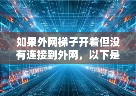 如果外网梯子开着但没有连接到外网，以下是一步步的解决方案