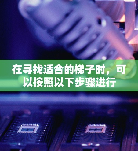 在寻找适合的梯子时，可以按照以下步骤进行