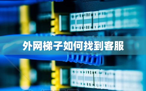 外网梯子如何找到客服