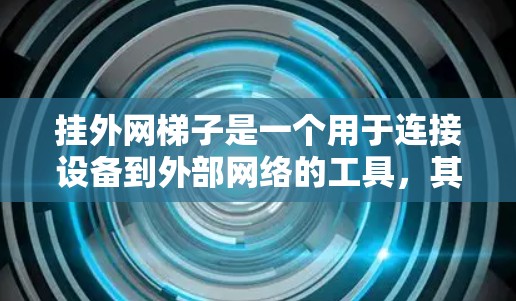 挂外网梯子是一个用于连接设备到外部网络的工具，其主要功能包括