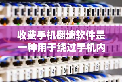 收费手机翻墙软件是一种用于绕过手机内部过滤机制的软件，允许用户访问外部网络资源。以下是关于收费手机翻墙软件的详细信息