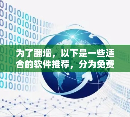 为了翻墙，以下是一些适合的软件推荐，分为免费和付费两种