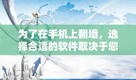 为了在手机上翻墙，选择合适的软件取决于您的具体需求和预算。以下是详细的建议