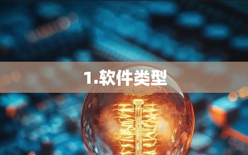 1.软件类型