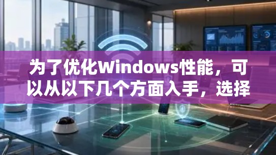 为了优化Windows性能，可以从以下几个方面入手，选择合适的性能检测工具