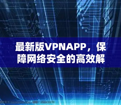 最新版VPNAPP，保障网络安全的高效解决方案