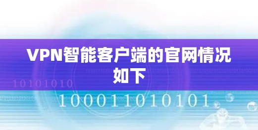 VPN智能客户端的官网情况如下