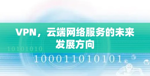 VPN，云端网络服务的未来发展方向