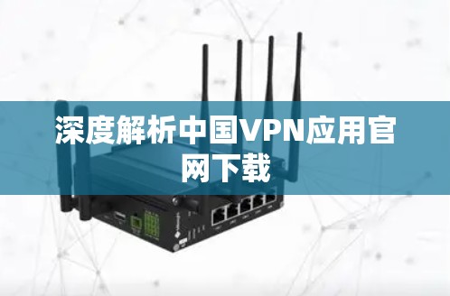 深度解析中国VPN应用官网下载