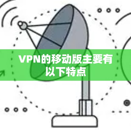 VPN的移动版主要有以下特点