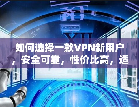 如何选择一款VPN新用户，安全可靠，性价比高，适合所有需求