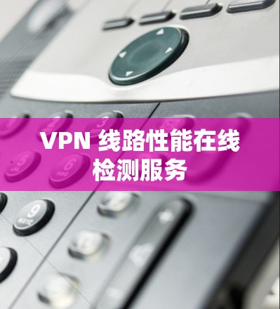 VPN 线路性能在线检测服务