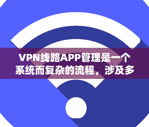 VPN线路APP管理是一个系统而复杂的流程，涉及多个步骤和安全注意事项。以下是一个清晰的指南，帮助您逐步管理这些应用