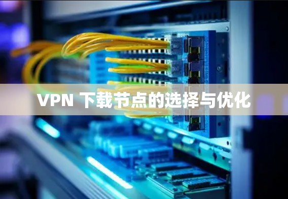 VPN 下载节点的选择与优化