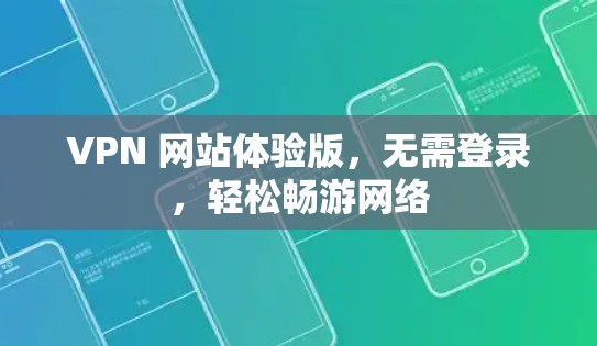 VPN 网站体验版，无需登录，轻松畅游网络