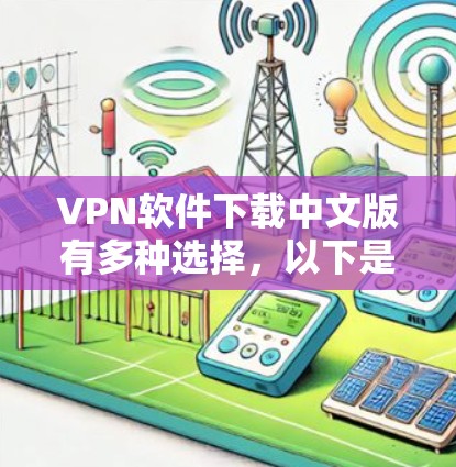 VPN软件下载中文版有多种选择，以下是一些常见且免费的VPN软件推荐，这些软件通常可以通过下载链接直接访问