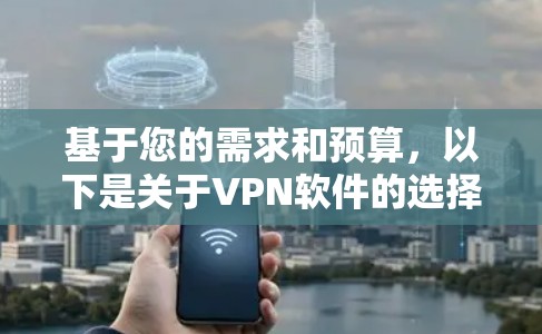 基于您的需求和预算，以下是关于VPN软件的选择和建议