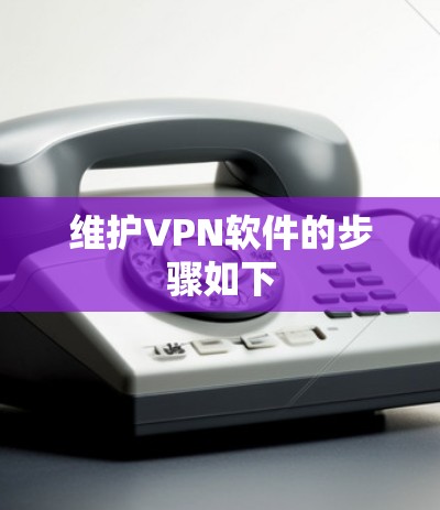维护VPN软件的步骤如下
