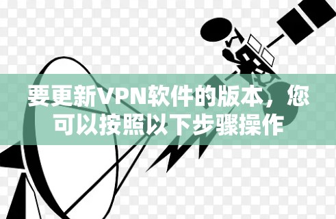 要更新VPN软件的版本，您可以按照以下步骤操作