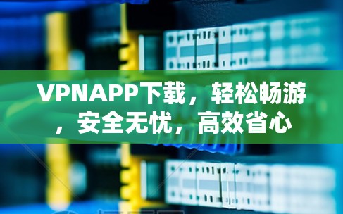 VPNAPP下载，轻松畅游，安全无忧，高效省心