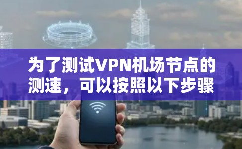 为了测试VPN机场节点的测速，可以按照以下步骤操作