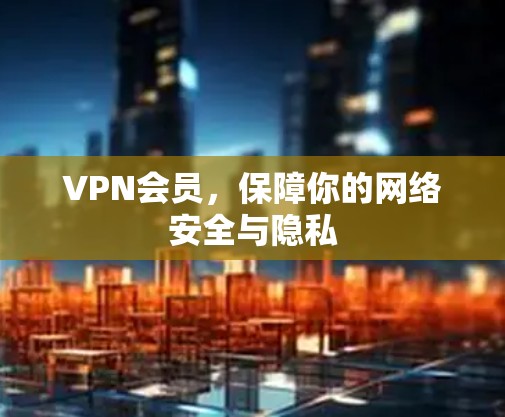 VPN会员，保障你的网络安全与隐私