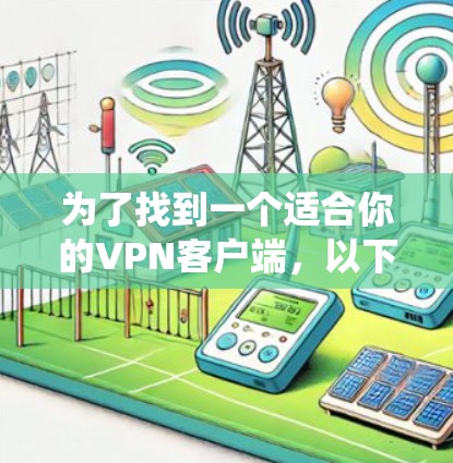 为了找到一个适合你的VPN客户端，以下是一个系统化的指南