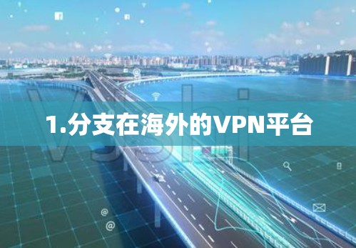 1.分支在海外的VPN平台